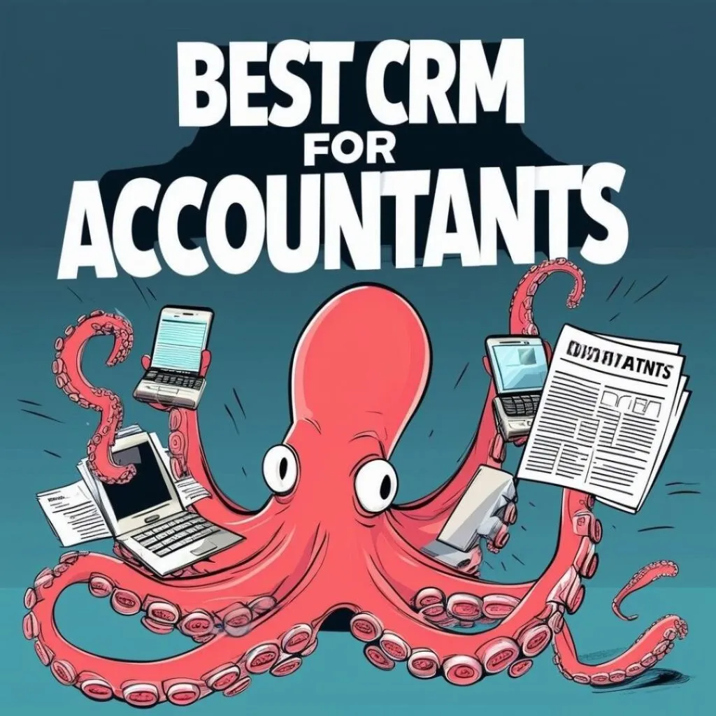 best crm for accountants cartoon